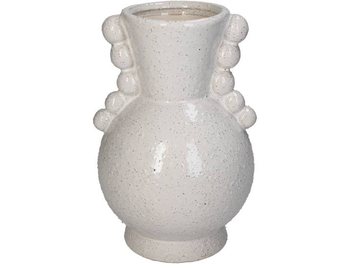 Vase Myko Weiss Steingut D 16.5 H 25 cm - Vase