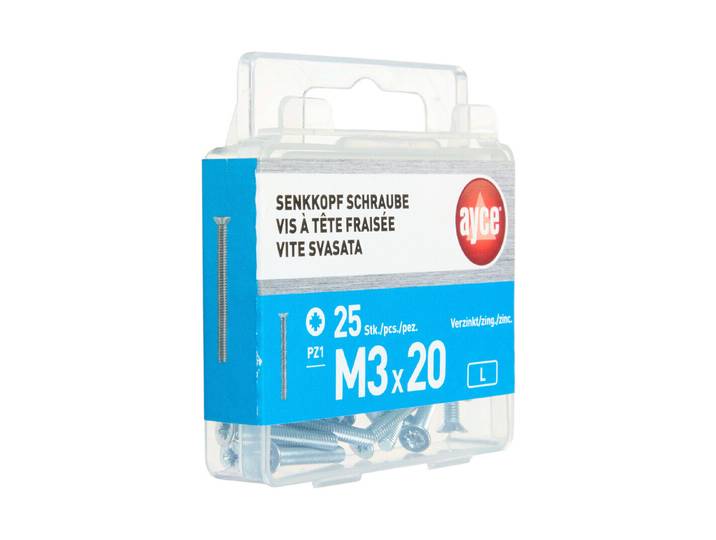 Ayce Senkkopf-Schraube M3 × 20 mm