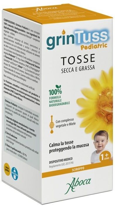 ABOCA SpA SOCIETA' AGRICOLA Aboca, Grintuss Pediatric Sciroppo Bambini, 180 g