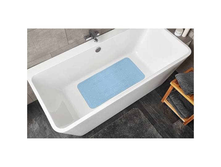 home24 Antislipmat bad Softy 80 x 80cm blauw/azuurblauw