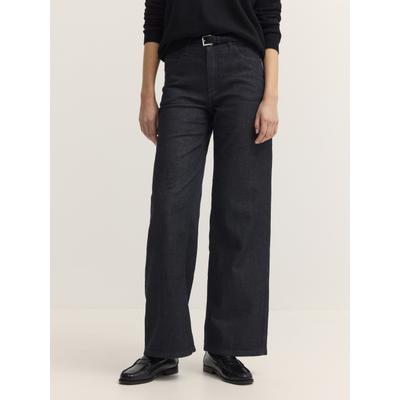 5-Pocket-Jeans BUGATTI "Modern Fit", Damen, Gr. 38, Normalgrößen, schwarz (390, marine), 95% Baumwolle, 5% Elasthan, Jeans 5-Pocket-Jeans, Modern Fit 5-Pocket Stretch Denim