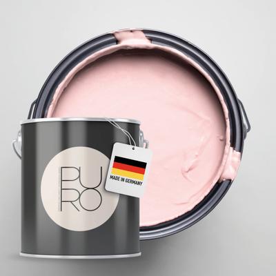Wandfarbe A.S. CRÉATION "Premium Innenwandfarbe PURO Tuchmatt peachy pink", rosa (c2030 peachy pink), 5 l 5ml, Farben, ideal für Wohnzimmer, Schlafzimmer, Flur und Küche, Farbwelt Pink
