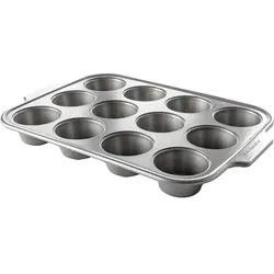 KitchenAid Form für Muffins und Cupcakes, Backform, Grau
