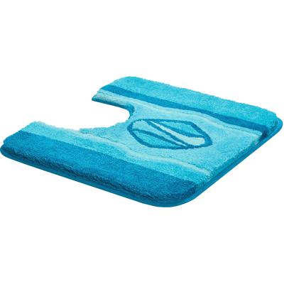 Badematte GRUND "Jewel" Gr. 14, blau (türkis), H:24mm, Polyacryl, Badematten, Badematte, besonders dichter Flor, Badematten mit Streifen