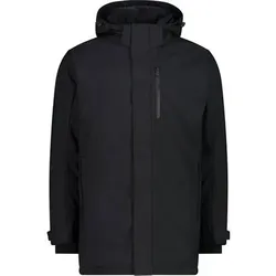 CMP Herren Jacke MAN PARKA SNAPS HOOD, Größe 52 in Schwarz Schwarz