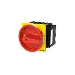Eaton EP-400925 P3 Hauptschalter, 80 A, Einbau, 3-polig, Form EA/SVB, rot, Türkupplungsdrehantrieb, 2HI11 P3-80/EA/SVB/2HI11 EP400925