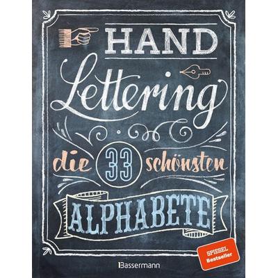 Handlettering. Die 33 schönsten Alphabete mit Rahmen, Ornamenten und Bordüren, Taschenbuch von Norbert Pautner, Bassermann