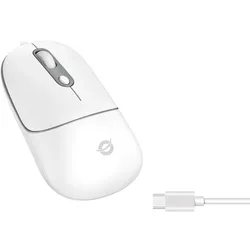 CONCEPTRONIC Optische Maus USB-C Silent 4Tasten+Scrollrad ws