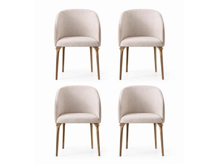 Xlmoebel Esszimmerstuhl 4er Set moderne Esszimmerstühle mit gepolsterten Sitzflächen (4er Set), Made in Europa