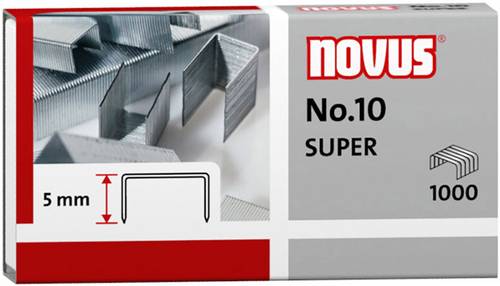 NOVUS Heftklammer No.10 040-0003 verzinkt 1.000 St./Pack.