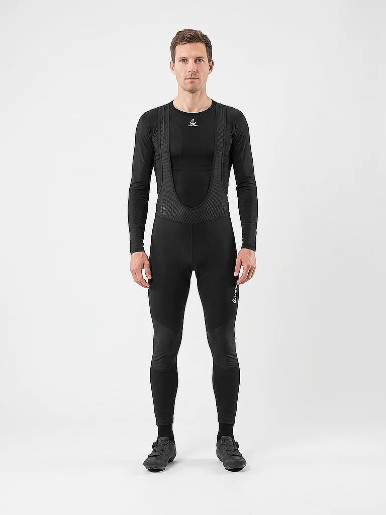 LÖFFLER Herren Winter Rad Trägerhose AB Elastic schwarz   50 M