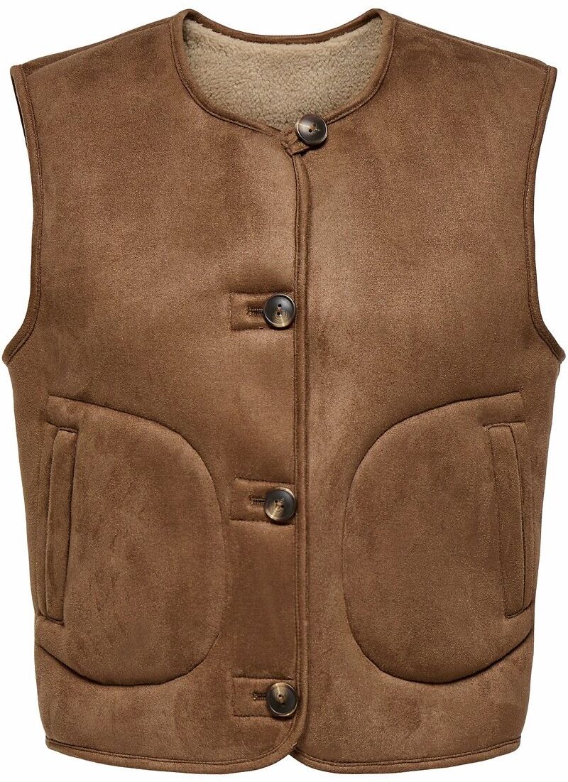ONLY Gilet sans manches boutonné