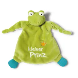 NICI Schmusetuch Frosch Kleiner Prinz 25x25cm