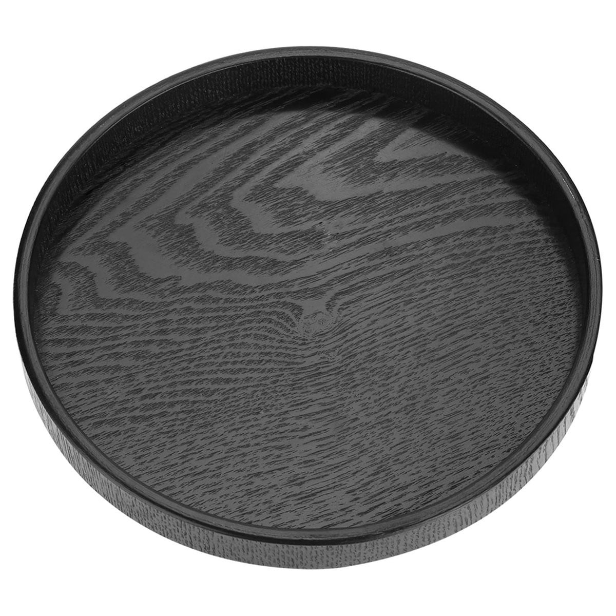 Dailygoods Rond Dienblad van Massief Hout met Antislip - 27 cm