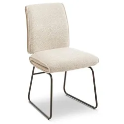 2er-Set [de]sign & more Stuhl Jinan Stoff Beige