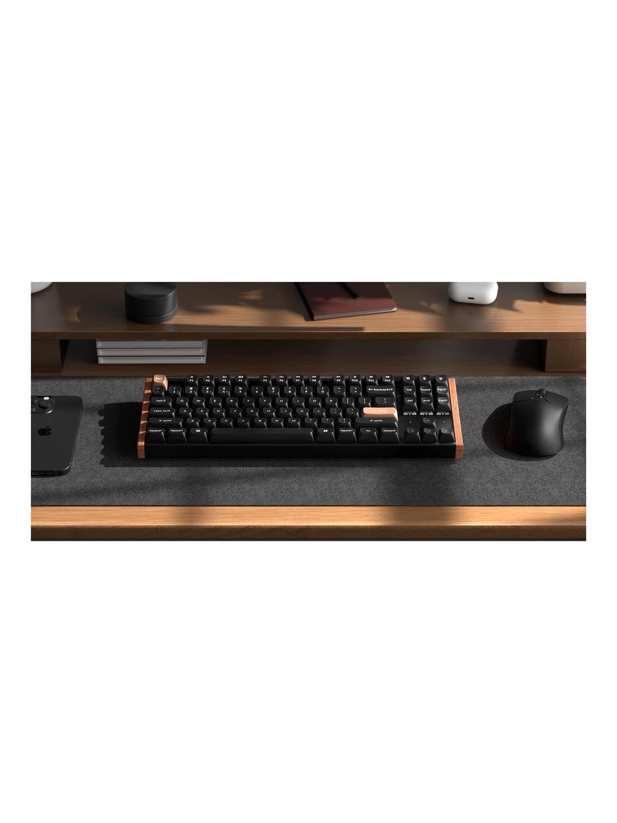 Keychron K8 HE - Special Edition - keyboard - 80% - black Input Device - Tastatur - 80% - Schwarz
