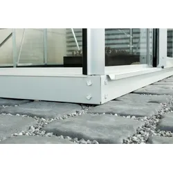 Vitavia Fundament für Gewächshaus Merkur 9900, 6cm, aluminium eloxiert