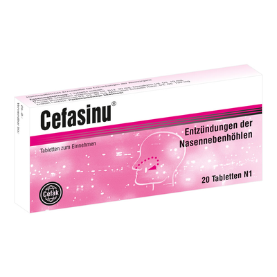 Cefak KG CEFASINU Tabletten 20 St 00180686