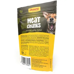 Josera Meat Chunks Turkey | 8x 70g Hundesnack getreidefrei