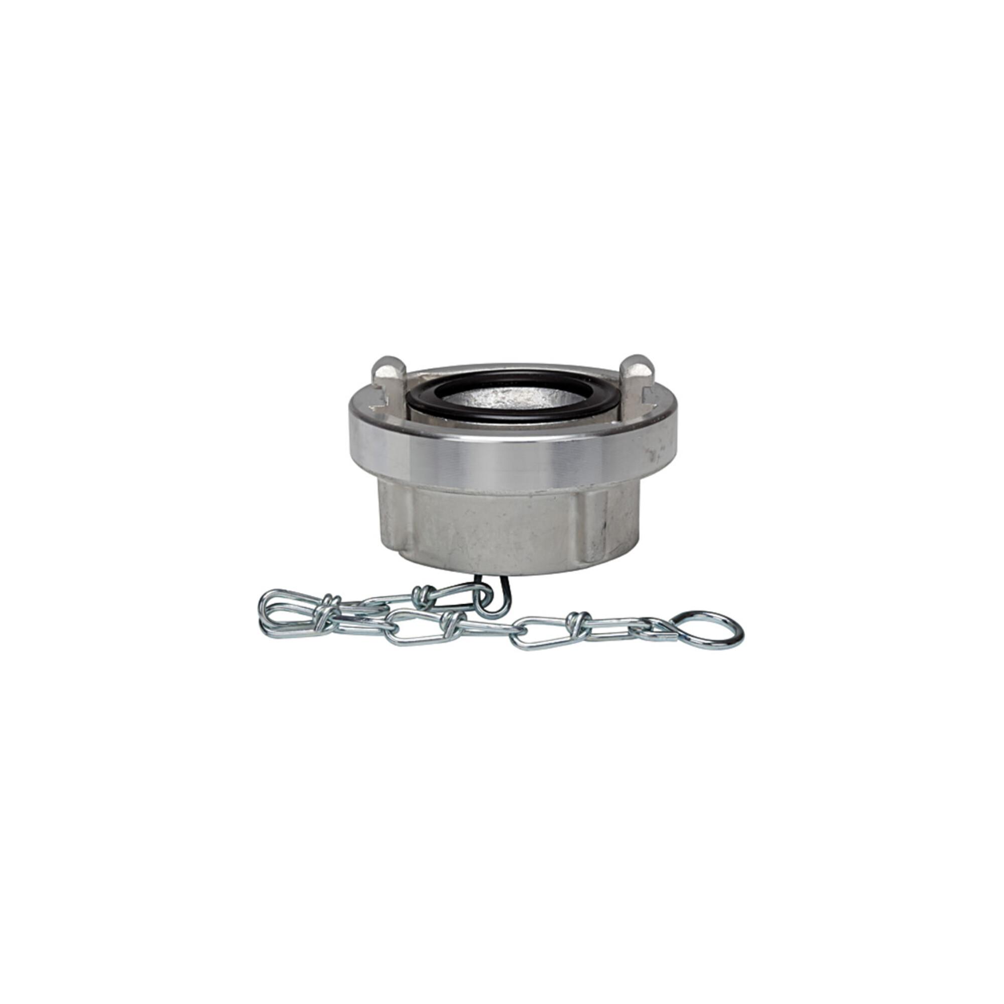 Riegler Storz-Blindkupplung, Kette, Alu, Storz-Größe 75-B, KA 89 mm (2407.89)
