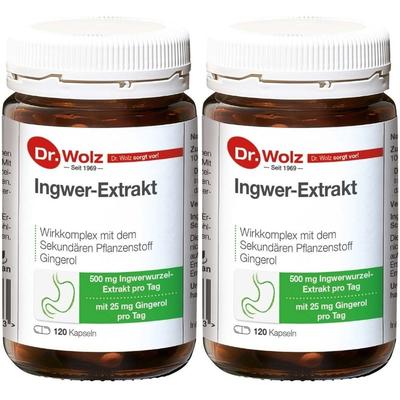Ingwer Extrakt Dr.Wolz Kapseln 2x 2x120 St