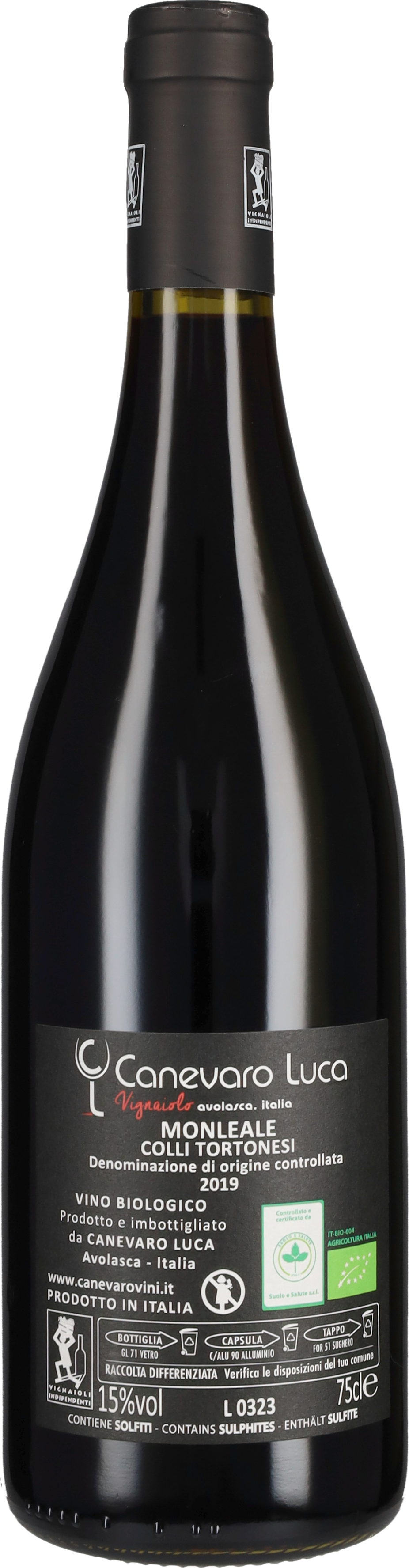 Barbera Monleale Luca Canevaro 2019