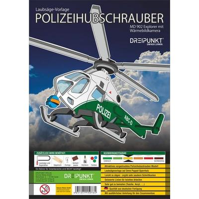 3D Laubsägevorlage Polizeihubschrauber, Nonbook von , Schulze Media