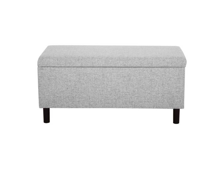 Banc coffre JAPP tissu gris
