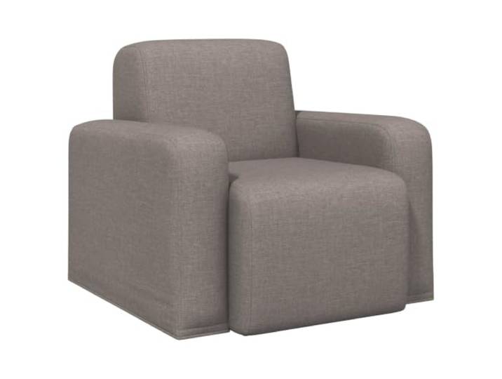KDVXBCQJH Sessel Polstersessel mit Armlehne Taupe Stoff für Wohnzimmer Moderner Stuhl aus Sperrholz und Taupe-Polyester für Schlafzimmer, Leseecken und entspannte Stunden zu Hause.