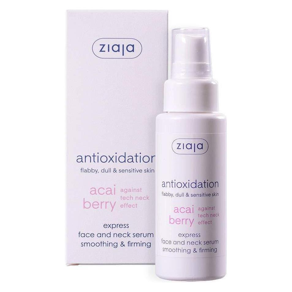 Ziaja Acai Berry Antioxidant Serum For Face And Neck Smoothing And Firming 50Ml (50 ml) (156450)