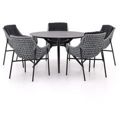+ 10 % Kassenrabatt | Manifesto Novara/Sora ø 127 cm Gartenmöbel-Set 6-teilig