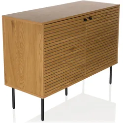 hjh LIVING, Kommode + Sideboard, Linno S (100 x 40 x 74 cm)