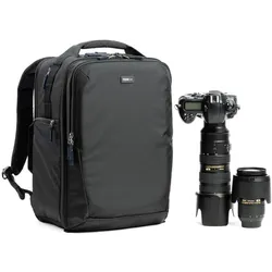 Think Tank Airport Commuter Rucksack – 31 l – Schwarz – Handgepäck für Kameraausrüstung (Fotorucksack, 31 l), Kameratasche, Schwarz
