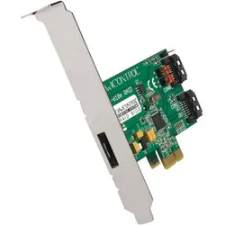 Dawicontrol 2-Kanal, SATA, PCIe 2.0, RAID 1/0/JBOD, Storage Controller
