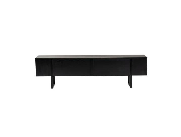 Habitat Garten Tv-Möbel serenity Schwarz, Holz, 180x50x29 cm, Wohnzimmer, TV Möbel, Lowboards, Lowboards stehend