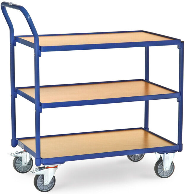 fetra Chariot à plateaux 2750 - charge max. 300kg pneus TPE (2750)