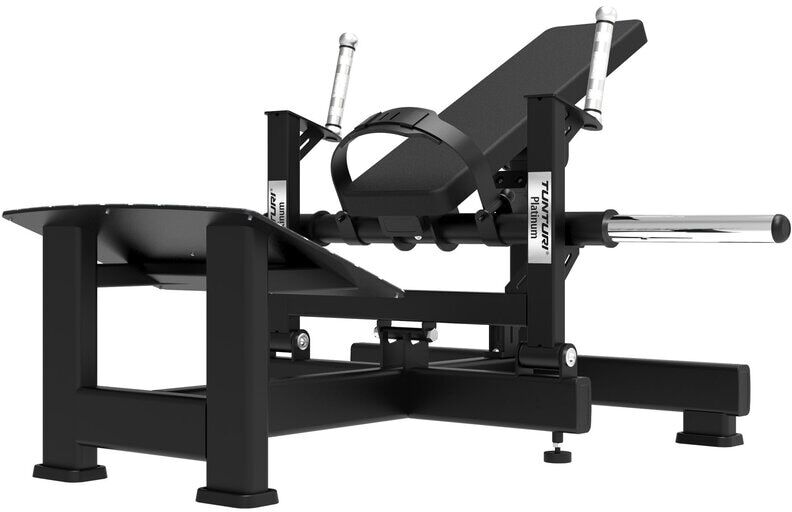 Tunturi Multiestación Platinum Hip Thrust Plate loaded V-Series . Negro