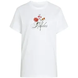 adidas Floral L T-Shirt Damen - white - 2XL