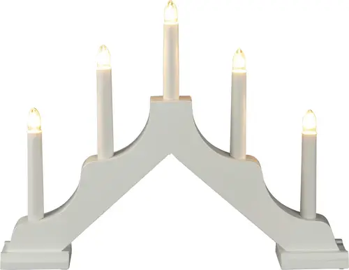 Konstsmide 2133-210 Holzleuchter Weiß LED Weiß
