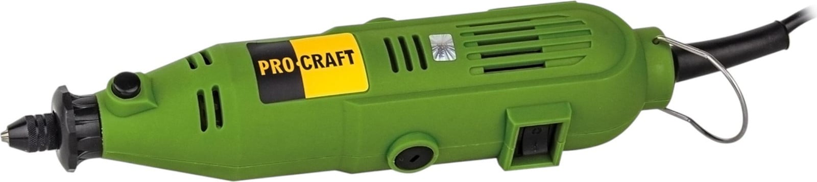 Procraft PG400 rechte slijper 130 watt met accessoire set en koffer