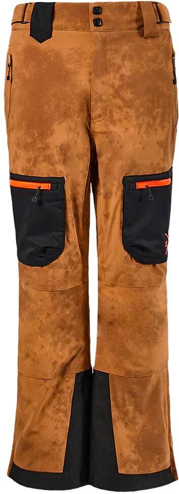 Watts  - Jib Acid Wash Brown - S - Pantalon Ski
