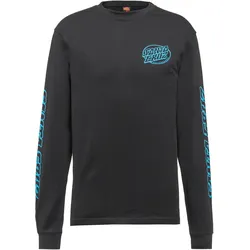 Santa Cruz Mono Vertigo Langarmshirt Herren | Gr. XL | schwarz - schwarz