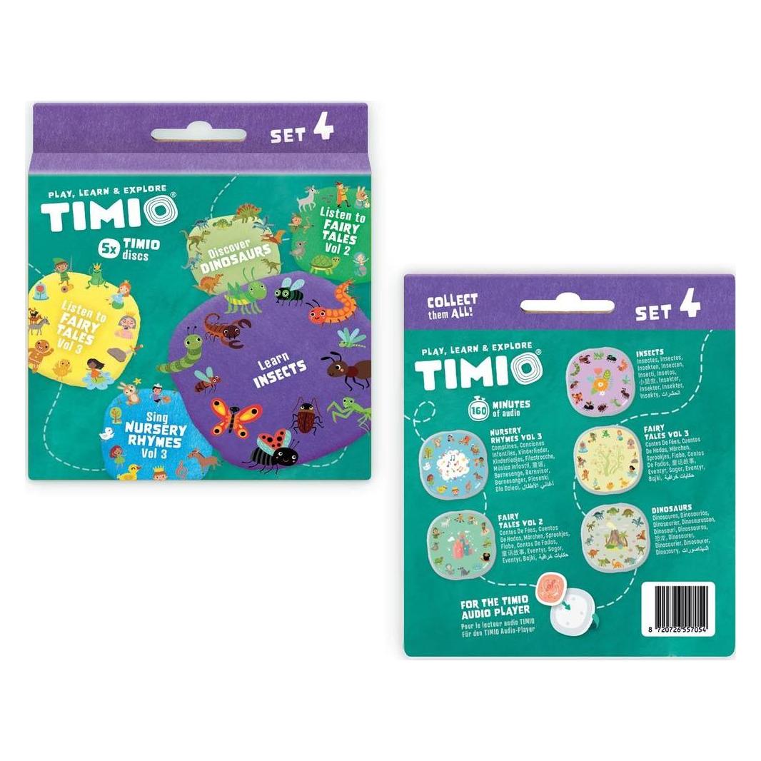 Timio Audio Disc Set 4 (Chinesisch, Deutsch, Englisch, Französisch, Isländisch, Italienisch, Multilingual, Portugiesisch, Spanisch, 160 min) (043.020204)