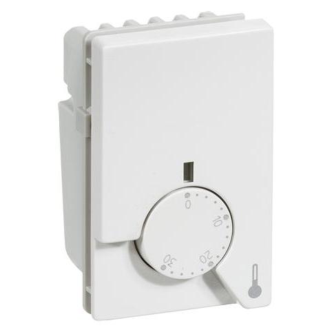 LK FUGA Einlegethermostat mit Nachtabsenkung und Bodenfühler mit 4 m Kabel, weiss (506D6201)