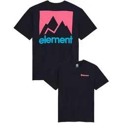 Element, Herren, Sportshirt, Joint SS Tee Flint Black, Schwarz