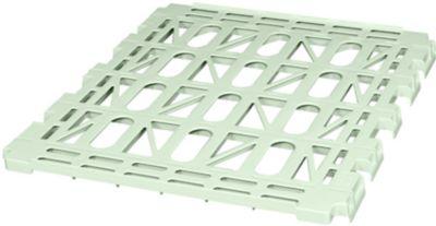 Etagenboden, Kunststoff, für 2-seitige Rollbox, grau