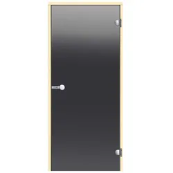 Saunatür Harvia Frame – Espe / Grau Glas / 70 x 190