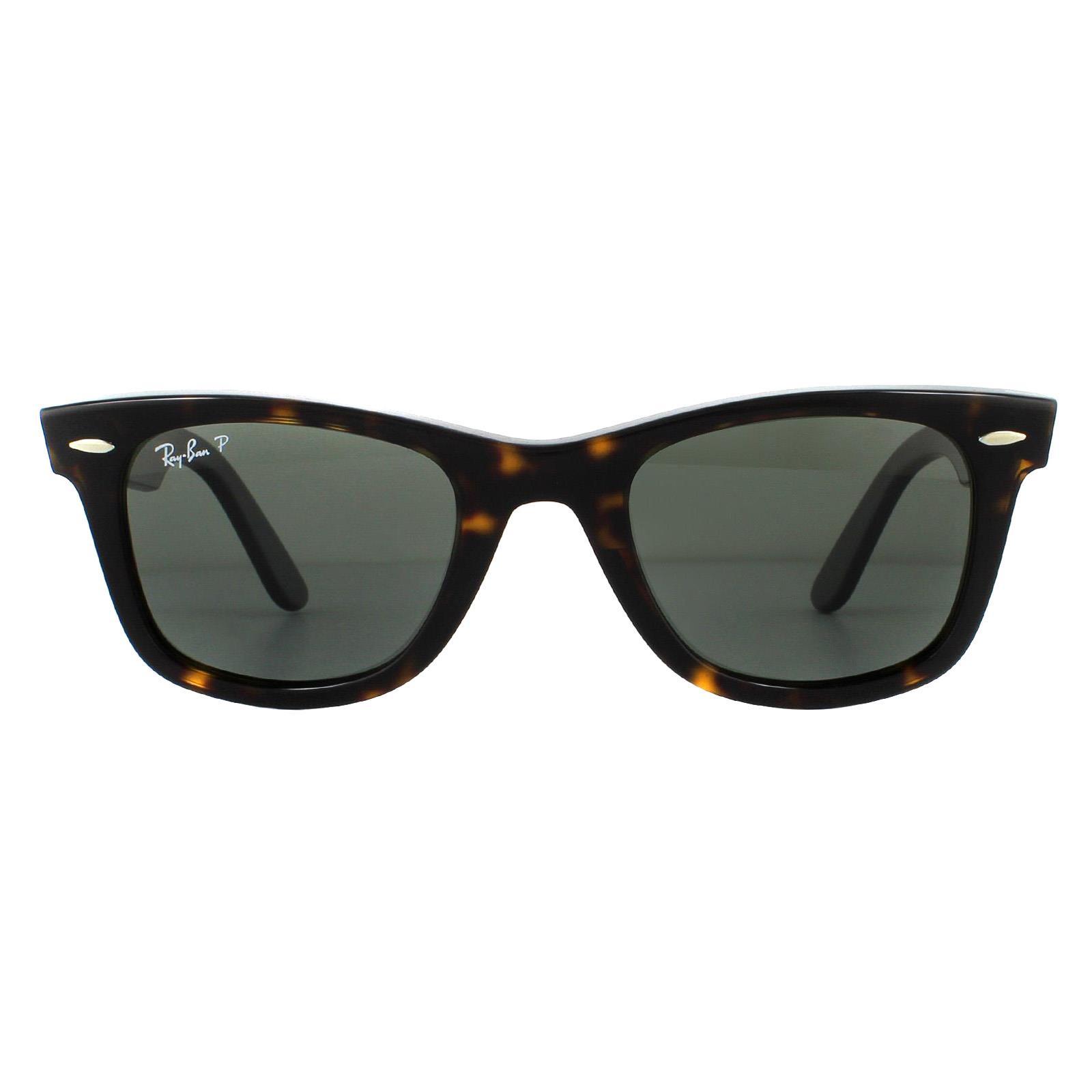 Ray-ban rechthoek unisex schildpad groen gepolariseerde zonnebril