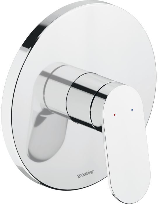 Duravit Wave Fertigmontageset WA4210010010 Unterputz-Brausearmatur, chrom