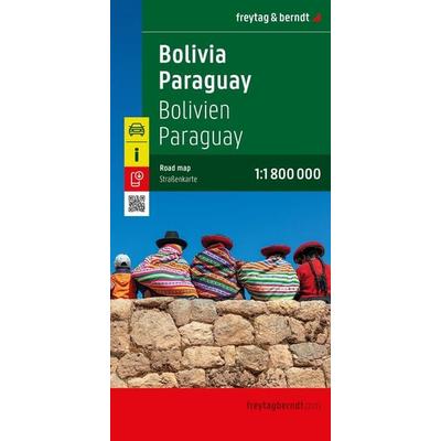freytag & berndt Straßenkarte Bolivien - Paraguay 1:1,8 Mio., Sonstige von , KOMPASS Freytag & Berndt, 978-3-7079-2354-4